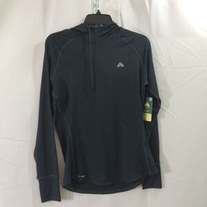 Eastern Mountain Sports Women’s Hoodie Small Dark Gray Essence Peak Techwick NWT